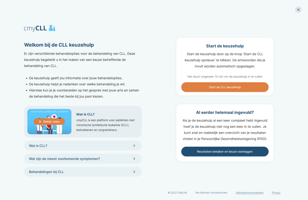CLL-keuzehulp